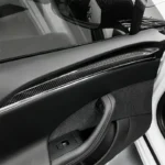 Model X S Dashboard Front Door Trim Cover Real Carbon Fiber Center Console Panel Tesla Interior - Image 6