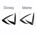 Refinedcarbon Carbon Fiber Front Fog Light Trim Cover for Tesla Model 3 Y - Image 3