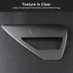 EVBASE Model 3 Y X S Charging Port Cover Real Carbon Fiber For Tesla - Image 6