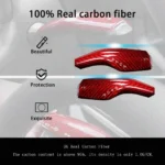 Refinedcarbon Model Y Model 3 Carbon Fiber Column Gear Shift Cover Tesla Steering Lever Cover Real Carbon Fiber - Image 10