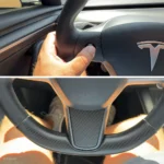 Refinedcarbon Tesla Model 3 Y Real Carbon Fiber Steering Wheel Cap Tesla Carbon Fiber Interior - Image 8