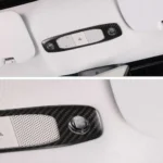 Real Carbon Fiber Reading Light Cover Trim Model 3 Y Interior Decoration Cover Accessories for Tesla - Image 5
