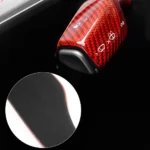 Refinedcarbon Model Y Model 3 Carbon Fiber Column Gear Shift Cover Tesla Steering Lever Cover Real Carbon Fiber - Image 5