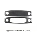 Real Carbon Fiber Reading Light Cover Trim Model 3 Y Interior Decoration Cover Accessories for Tesla - Image 4