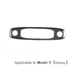 Real Carbon Fiber Reading Light Cover Trim Model 3 Y Interior Decoration Cover Accessories for Tesla - Image 3