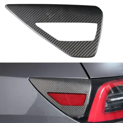 Refinedcarbon Model 3 Y X S Charging Port Cover Real Carbon Fiber For Tesla