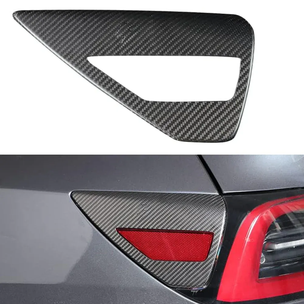 imgi_240_9_f03d2ef8-f179-4e75-83fd-ce509ab172a1 EVBASE Model 3 Y X S Charging Port Cover Real Carbon Fiber For Tesla - Image 1