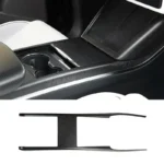 Tesla Model X S Interior Real Carbon Fiber Cover Full Upgrade Kit Plaid Style Overlay Protection Dashboard Center Console - Image 4