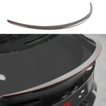 EVBASE Tesla Red Real Carbon Fiber Spoiler Wing for Model 3/Y - Image 2