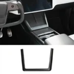 Tesla Model X S Interior Real Carbon Fiber Cover Full Upgrade Kit Plaid Style Overlay Protection Dashboard Center Console