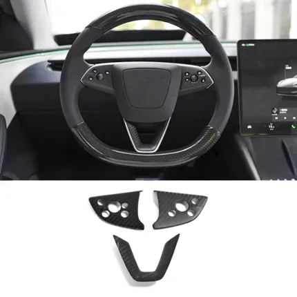 Tesla Model Y Juniper Real Carbon Fiber Upgrade Kit Full Interior Protection Cover Trim Overlay