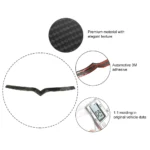 Model S/X Front End Inlay Real Carbon Fiber Decorative V Trim Strip Panel for Tesla - Image 5