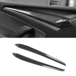 Model X S Dashboard Front Door Trim Cover Real Carbon Fiber Center Console Panel Tesla Interior - Image 3