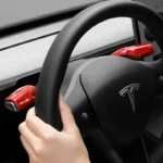 Refinedcarbon Model Y Model 3 Carbon Fiber Column Gear Shift Cover Tesla Steering Lever Cover Real Carbon Fiber - Image 2