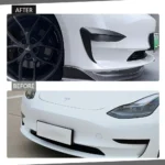 Refinedcarbon Carbon Fiber Front Fog Light Trim Cover for Tesla Model 3 Y - Image 5