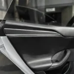 Model X S Dashboard Front Door Trim Cover Real Carbon Fiber Center Console Panel Tesla Interior - Image 7